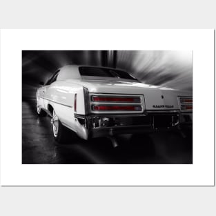 Pontiac Grand Ville, black and white Posters and Art